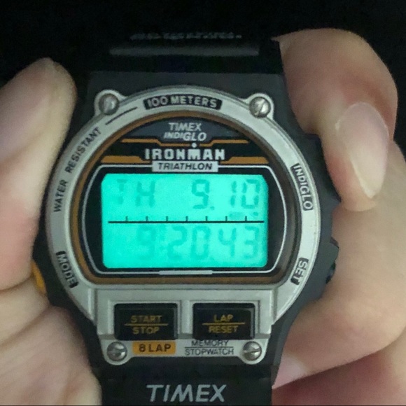 SOLD Vintage Timex Ironman Triathlon Digital 100m - Picture 10 of 10